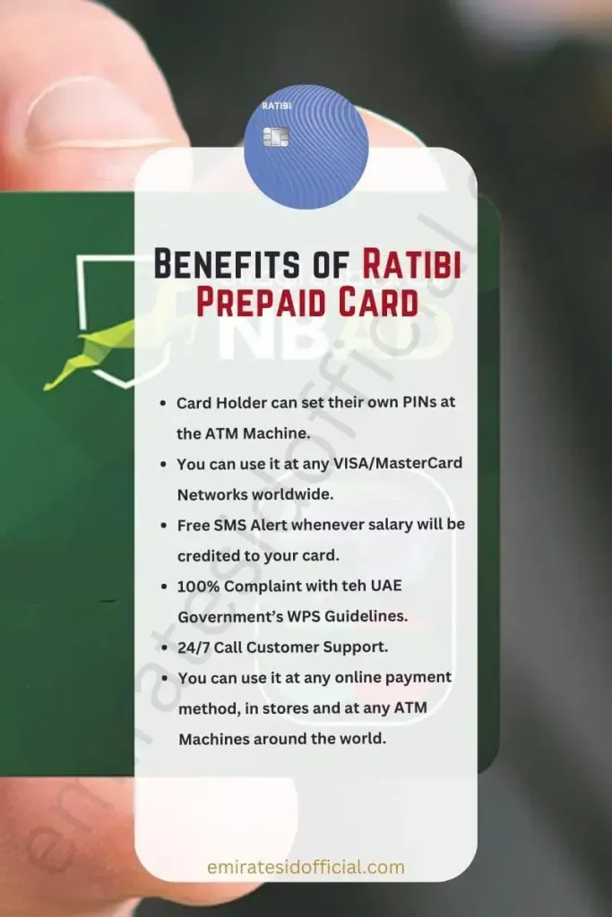 Benefits of Ratibi Prepaid Card