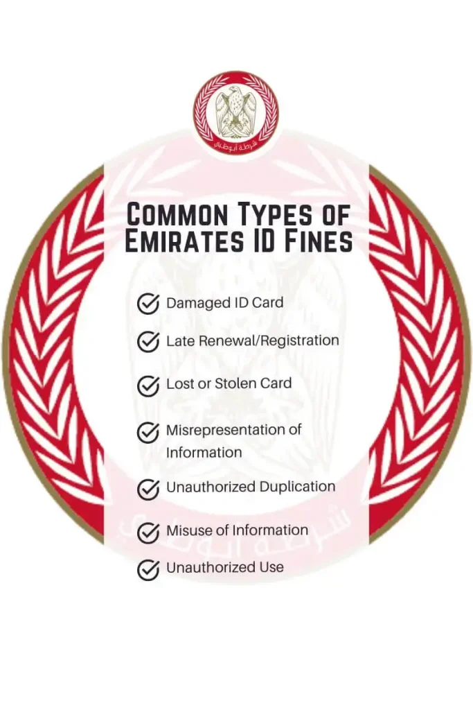 Common Types of Emirates ID Fines