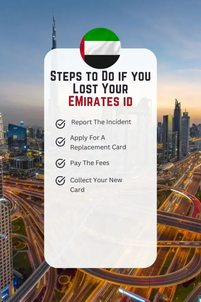 Steps to Do if you Lost Emirates id Card