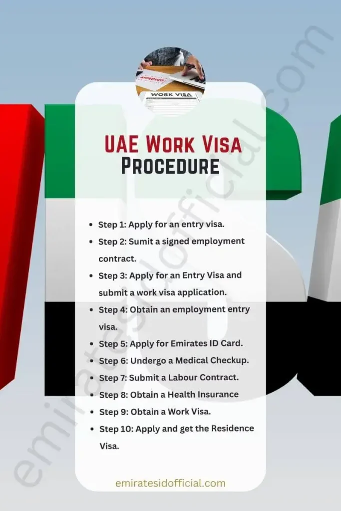 UAE Work Visa Procedure
