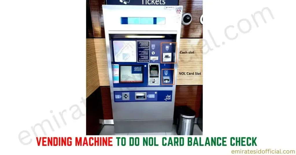 Vending Machine to DO Nol Card Balance Check