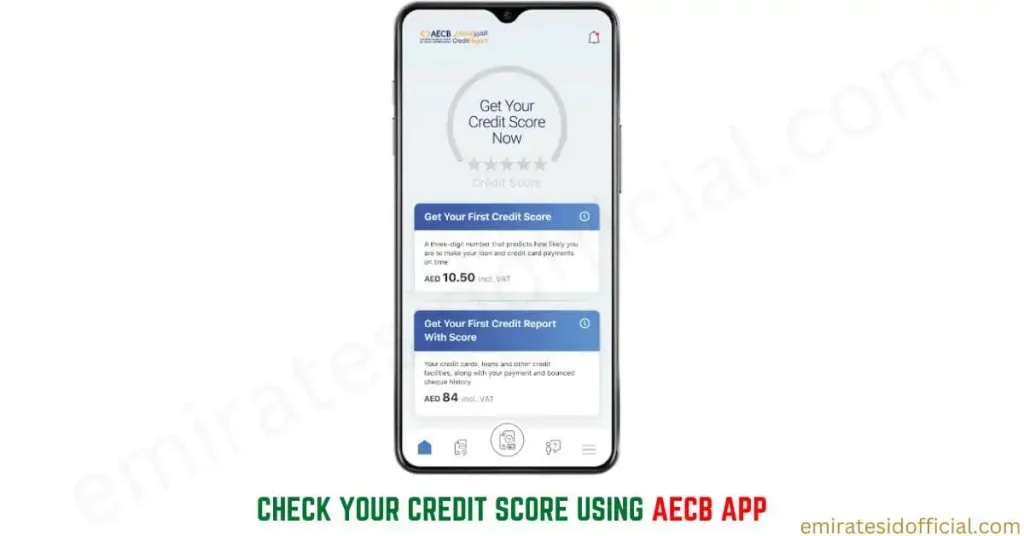 Check Your Credit Score Using AECB App