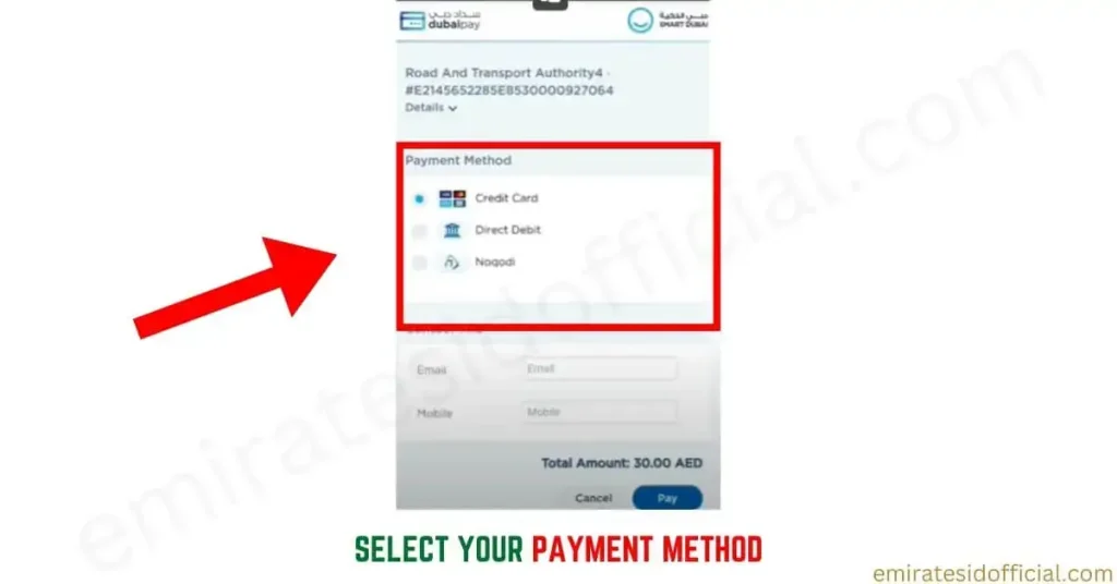 Select Your Payment Method