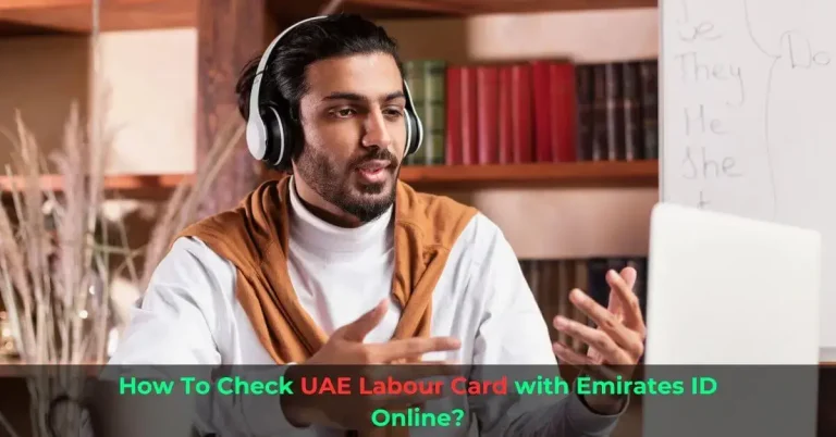 How To Check UAE Labour Card Number with Emirates ID Online?